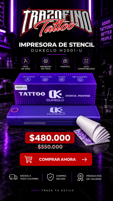 Impresora de stencil Dukeglo H2001-U a $480.000, con 10 hojas termicas de regalo